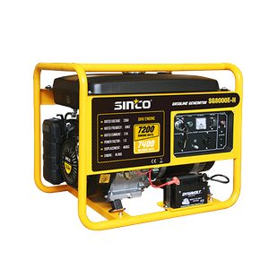 8kw OHV 4 tiempos, refrigerado por aire, silencioso, generador de gasolina/gasolina de un solo cilindro