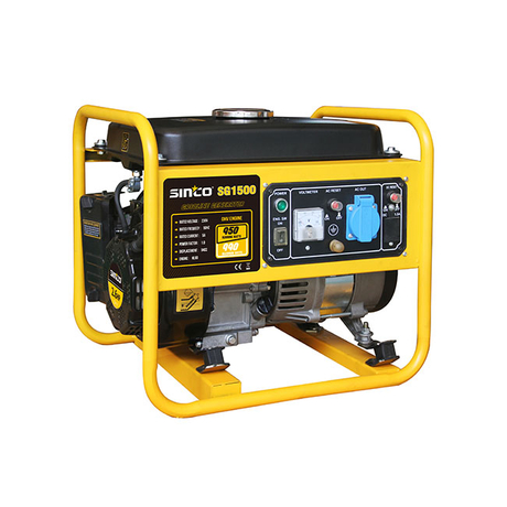 Generador de gasolina de potencia de arranque eléctrico monofásico de 1000w