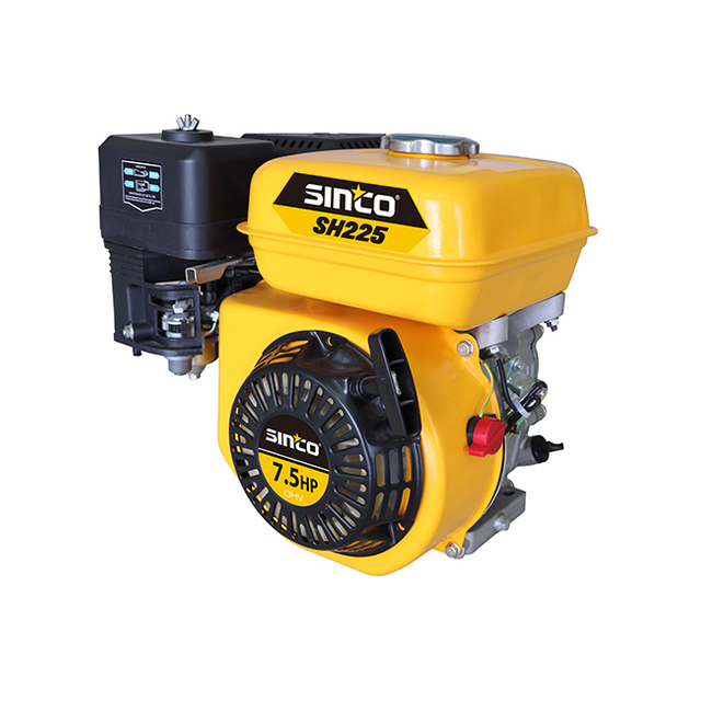 La motocicleta de cuatro tiempos parte el motor de gasolina 14HP