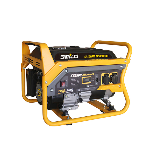 Generador de gasolina de turbina de agua portátil de bajo ruido 2600w