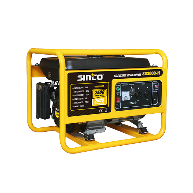 2.8kw OHV 4 tiempos, refrigerado por aire, generador de gasolina/gasolina de un solo cilindro